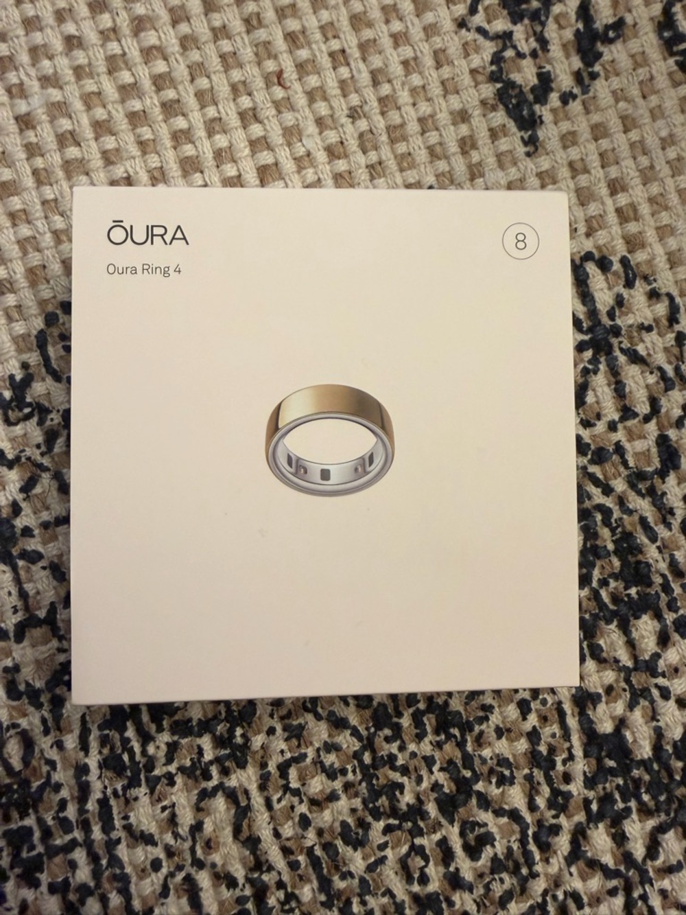Oura Ring 4 Gold and Silver Packaging - Brand Box